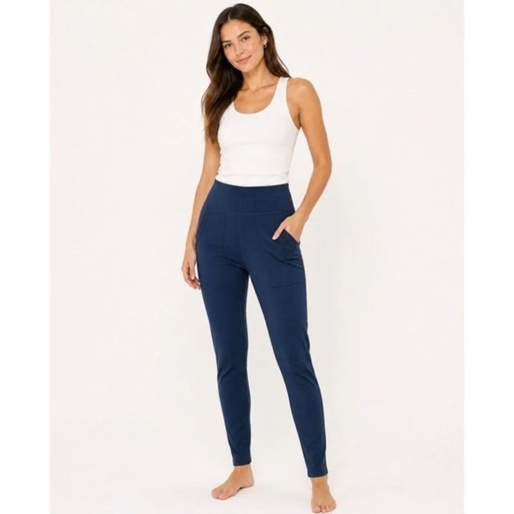 Royal Robbins‎ Backcountry Pro Winter Leggings Navy Blue Fleece Lined Women's M